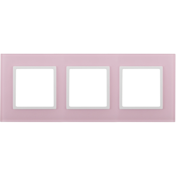 

Рамка на 3 поста (розовый, белый) ЭРА 14-5103-30, Белый;розовый, 14-5103-30