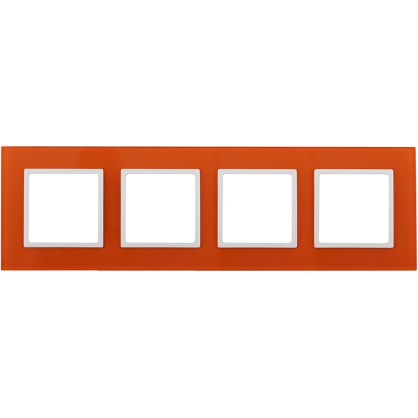 

Рамка на 4 поста (оранжевый, белый) ЭРА 14-5104-22, Белый;оранжевый, 14-5104-22