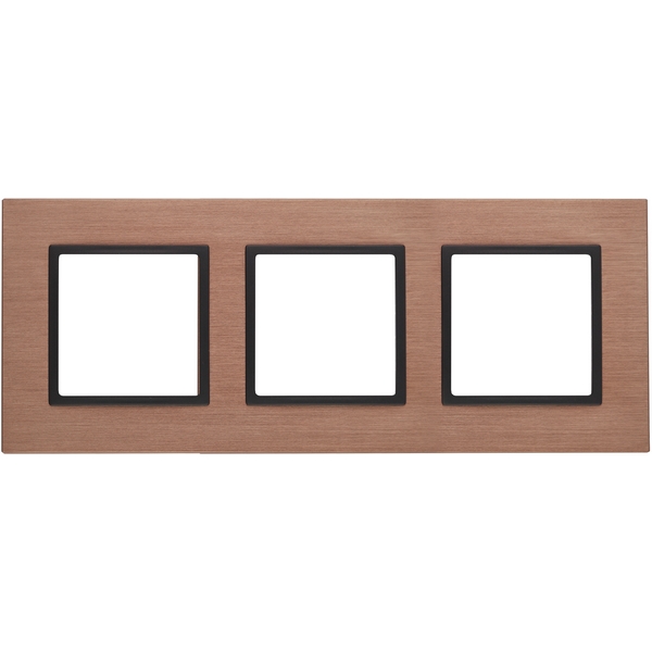 

Рамка на 3 поста (медь, антрацит) ЭРА 14-5203-14, Черный;медь, 14-5203-14