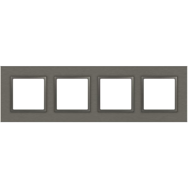 

Рамка на 4 поста (титан) ЭРА 14-5204-16, Серый, 14-5204-16