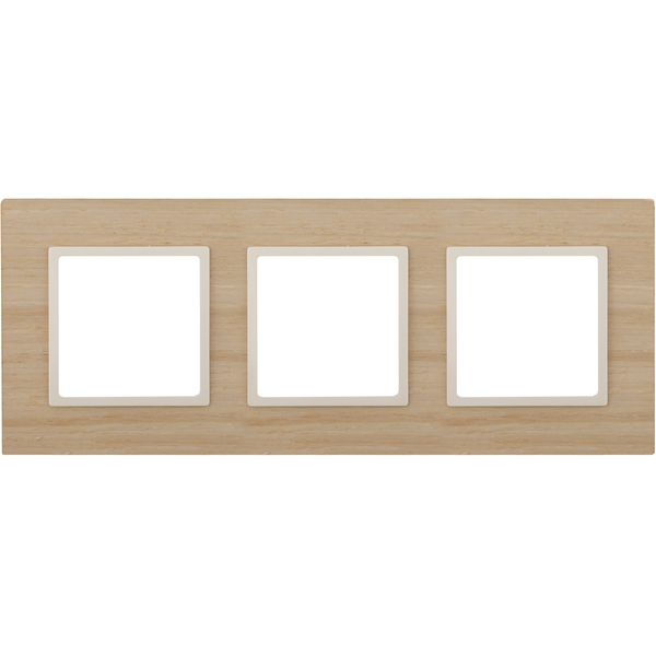 

Рамка на 3 поста (клён, слоновая кость) ЭРА 14-5303-11, Слоновая кость;древесный, 14-5303-11