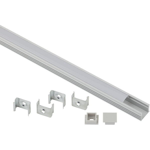 Изображение товара Комплект с накладным анодированным профилем для светодиодной ленты ЭРА 1612