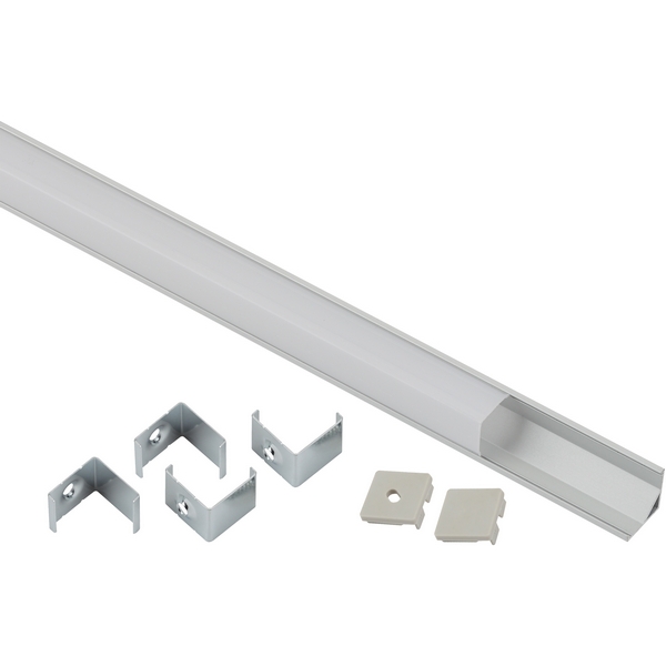 Изображение товара Комплект с угловым анодированным профилем для светодиодной ленты ЭРА 1616S