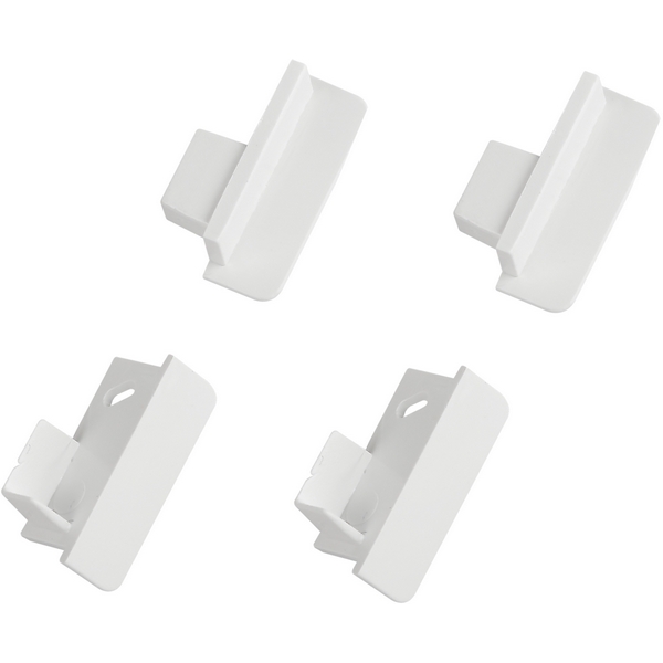 Изображение товара Набор заглушек для профиля ЭРА 4 шт. модель 2309-3 серебро