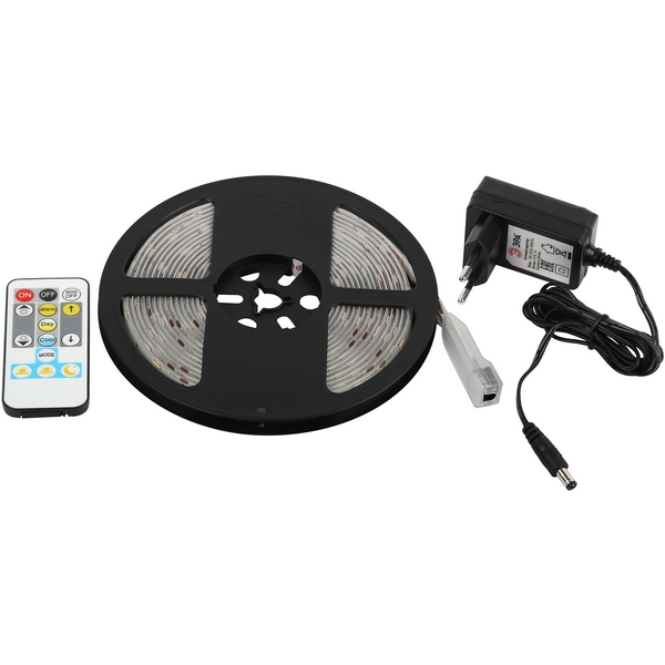 Изображение товара Светодиодная лента 12V 5м с пультом регулировка температуры IP65 ЭРА 5025kit-4.5-30-12-3000K/6500K