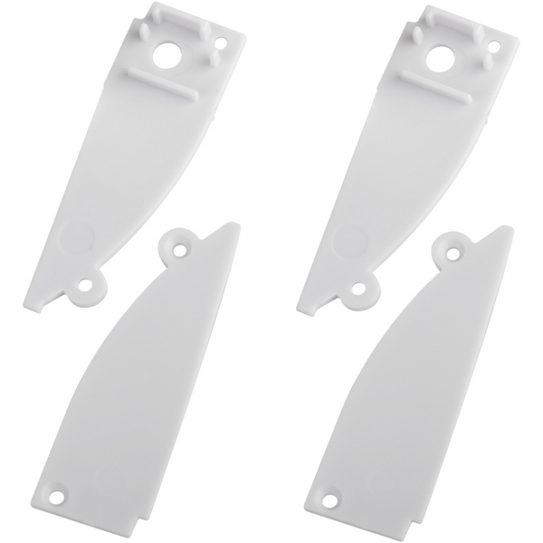 Изображение товара Набор заглушек для профиля ЭРА 9818-3 4 шт. металлические для монтажных работ