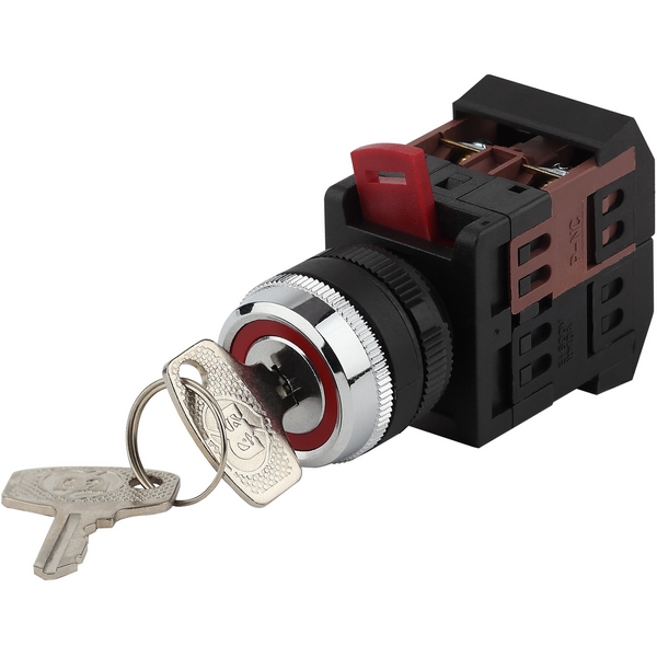 

Переключатель с ключом 2 положения ЭРА BSW10-AKS-2-K02E, BSW10-AKS-2-K02E