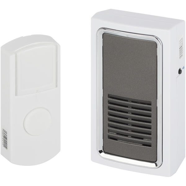 Изображение товара Беспроводной дверной звонок ЭРА C96 бело-серый надежное решение для дома