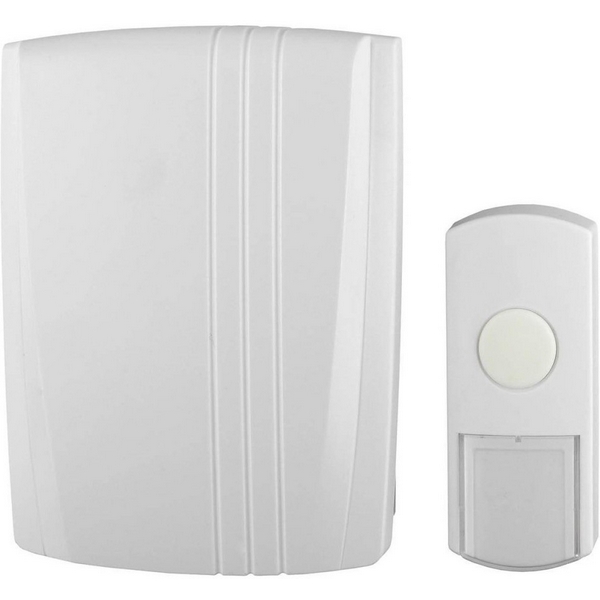 Изображение товара Звонок дверной проводной ЭРА D95 белый надежное устройство для двери