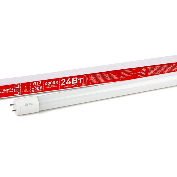 Изображение товара Лампочка светодиодная ЭРА ECO LED T8-24W-840-G13-1500mm R
