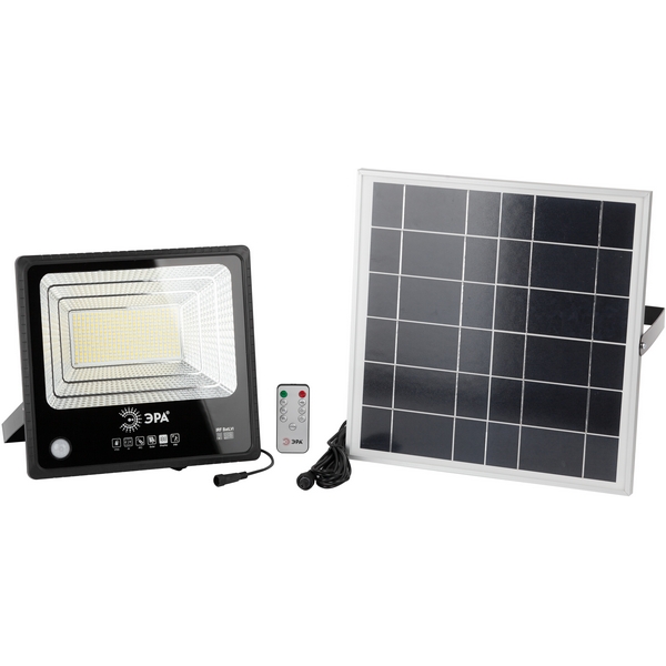 Изображение товара Уличный светодиодный прожектор на солнечной батарее ERAPRO-150 с датчиком движения