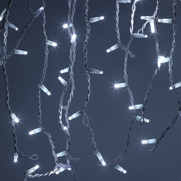 Изображение товара Гирлянда светодиодная Бахрома 2x0,7 м холодный белый свет ЭРА ERAPS-BK1