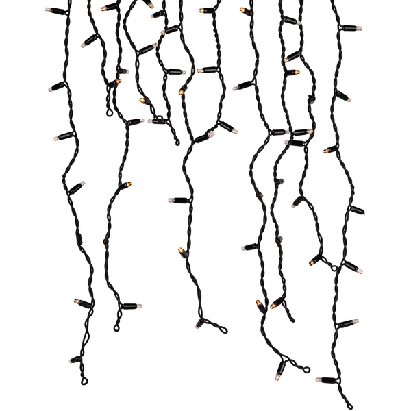 Изображение товара Уличная светодиодная гирлянда Бахрома 2x1 м ЭРА ERAPS-BZ2 желтая
