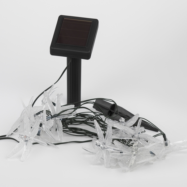 Изображение товара Садовая светодиодная гирлянда на солнечной батарее 5,8 м разноцветная ЭРА ERASF22-16