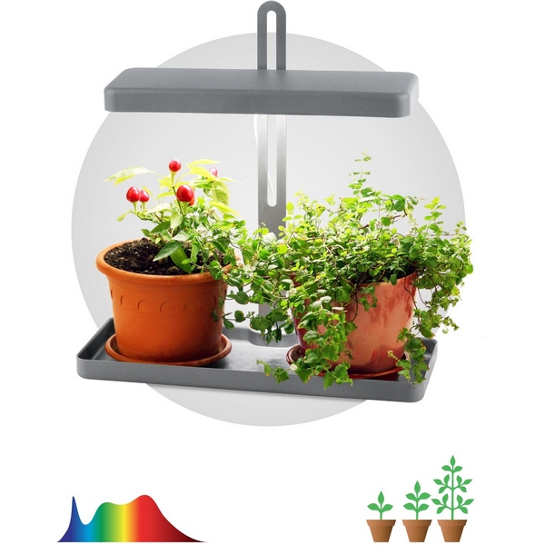 

Светильник для растений светодиодный ЭРА FITO-20W-QLED-G, Серый, FITO-20W-QLED-G