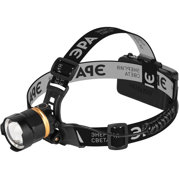 

Налобный фонарь светодиодный аккумуляторный 10 Bт ЭРА GA-503 GA-503, Черный, GA-503 GA-503