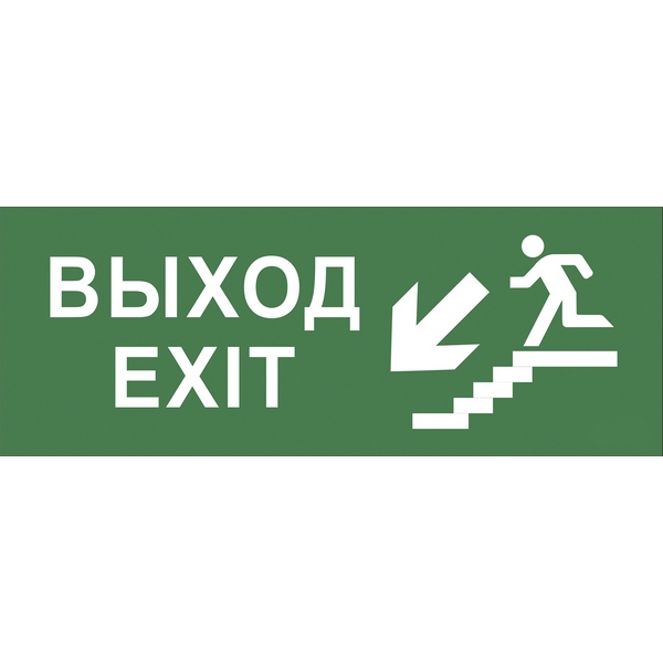 Изображение товара Самоклеящаяся наклейка ЭРА для выхода и лестницы 20x6 см