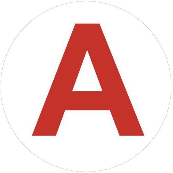 Изображение товара Наклейка самоклеящаяся на светильник "А" ЭРА INFO-LLP-129 INFO-LLP-129