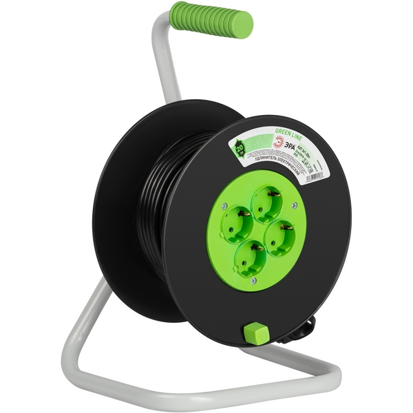 

Удлинитель 4-х местный с заземлением 20 метров на пластиковой катушке ЭРА KAT-3x1-20m, KAT-3x1-20m