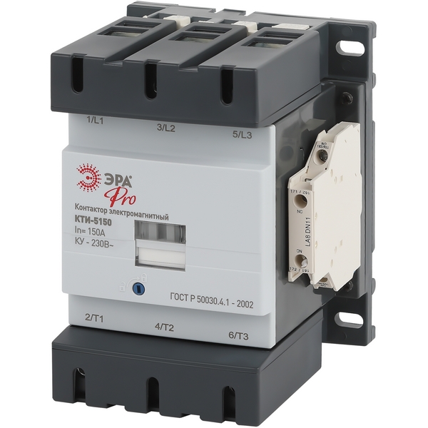 

Контактор ЭРА KKT50-150-230-10-E, KKT50-150-230-10-E