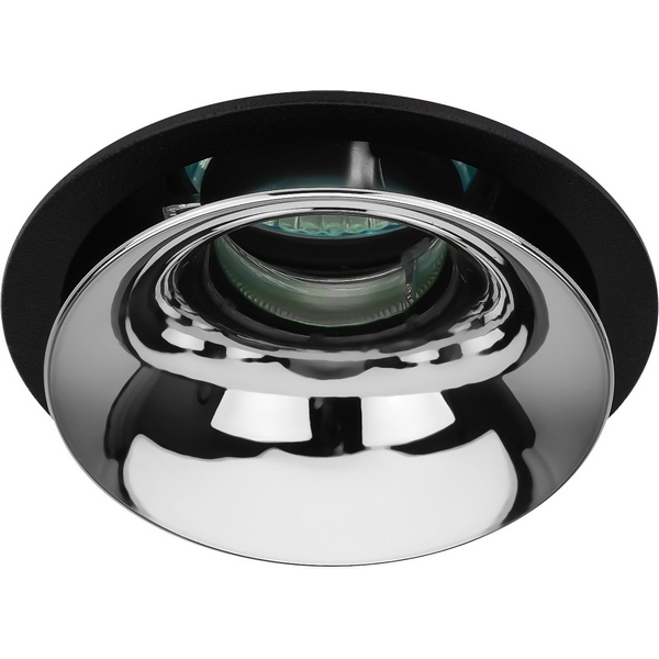 

Точечный светильник круглый ЭРА KL103 BK/CH, Хром, KL103 BK/CH