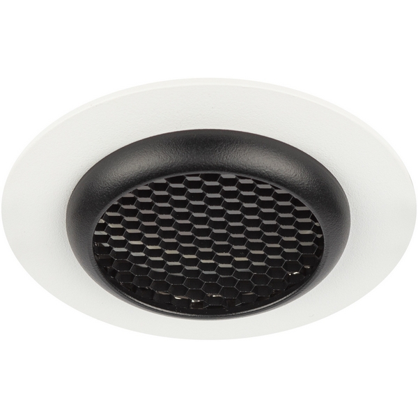 Изображение товара Точечный встраиваемый светильник ЭРА KL109 WH/BK для потолков с LED лампой 12 Вт