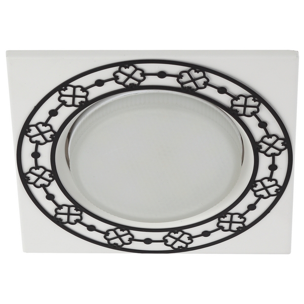 

Встраиваемый светильник круглый KL78 WH/BK ЭРА, Черно-белый, KL78 WH/BK