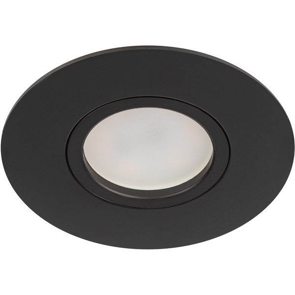 Изображение товара Комплект из 5 встроенных точечных светильников ЭРА KL83 BK SET 5 для современного интерьера