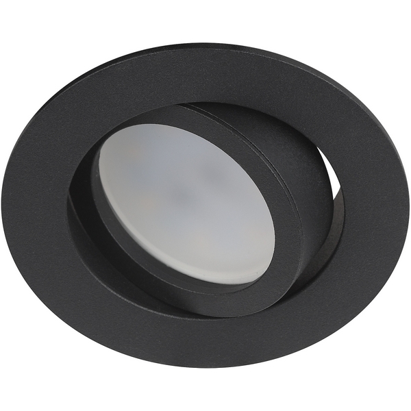 Изображение товара Комплект из 5 встраиваемых точечных светильников ЭРА KL86 BK SET 5 для современного освещения