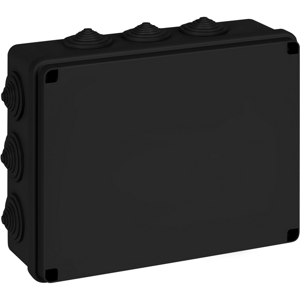 Изображение товара Коробка разветвительная (черный) IP55 ЭРА KORv-240-190-70-12gv-MP-B
