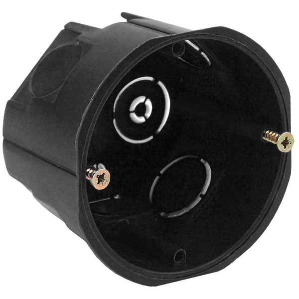 Изображение товара Коробка монтажная (черный) IP20 ЭРА KUT-68-45-black Изображение товара Коробка монтажная (черный) IP20 ЭРА KUT-68-45-black