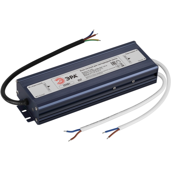 

Блок питания 12V светодиодной ленты 250W ЭРА LP-LED-250W-IP67-12V-S, LP-LED-250W-IP67-12V-S