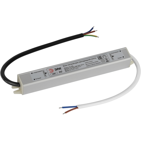 Изображение товара Блок питания 24V светодиодной ленты 40W ЭРА LP-LED-40W-IP67-24V-S