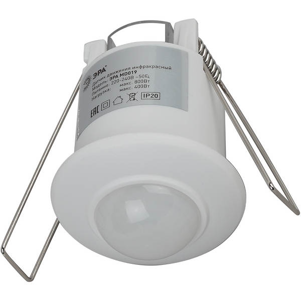 

Датчик движения 1200 Вт 360° 6м ЭРА MD 019, MD 019