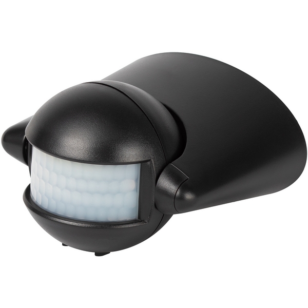 

Датчик движения инфракрасный 1200 Вт 180° ЭРА MD 03, Черный, MD 03