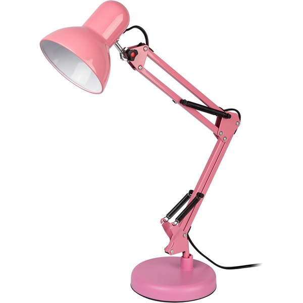 

Офисная настольная лампа ЭРА N-214-E27-40W-P, Розовый, N-214-E27-40W-P