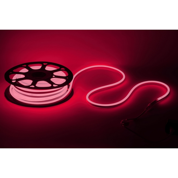 Изображение товара Гибкий неон 220V 20м красный ЭРА N2835-120-IP67-220V-20m-R