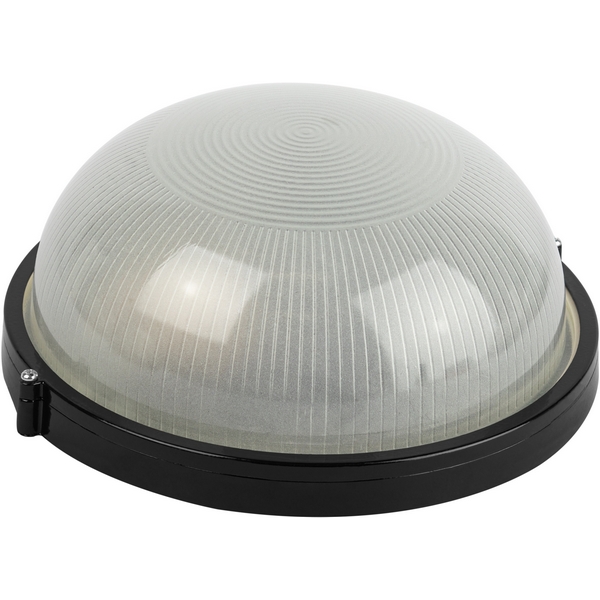 Изображение товара Настенно-потолочный светильник ЭРА НБП 03-100-001 черный для ванных комнат