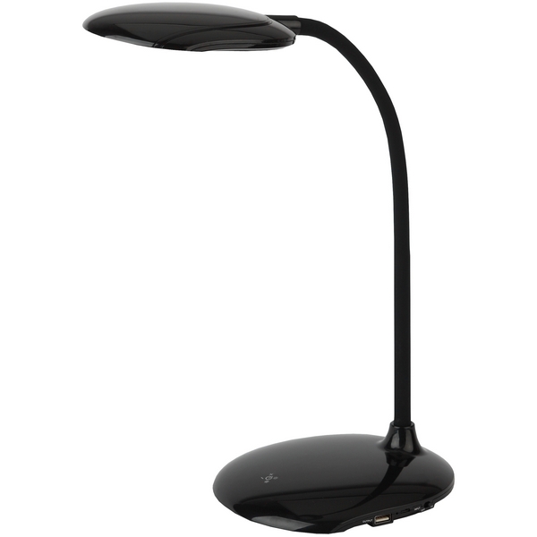 

Офисная настольная лампа светодиодная с диммером и выключателем регулировкой цветовой температуры яркости USB-портNLED-457-6W-BK ЭРА NLED-457-6W-BK, NLED-457-6W-BK