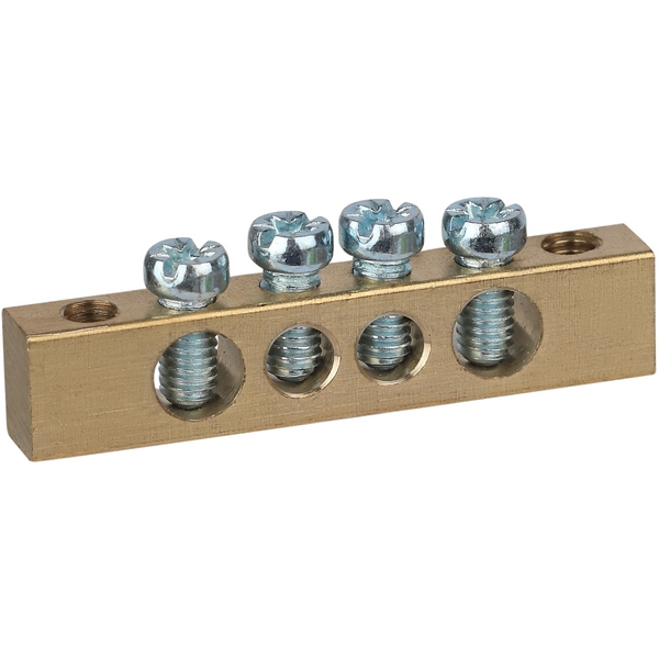 Изображение товара Шина PEN земля-ноль 6х9мм латунная с креплениями ЭРА NO-222-69