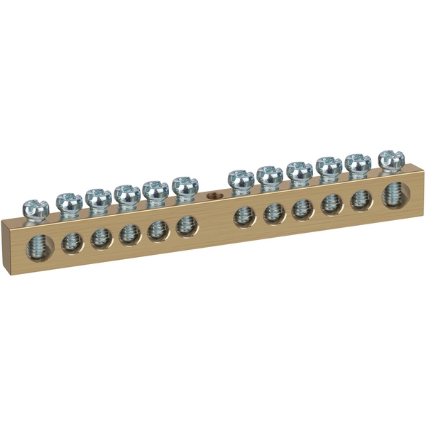 Изображение товара Шина PEN земля-ноль 8х12мм латунная ЭРА NO-122-32