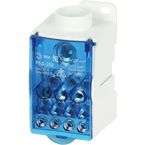 Изображение товара Распределительный блок на DIN-рейку ЭРА NO-122-42 для электросетей