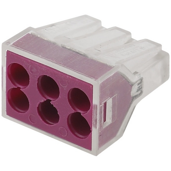 Изображение товара Клемма 6 отверстий 1,0-2,5мм2 упаковка 4 шт. ЭРА NO-222-28