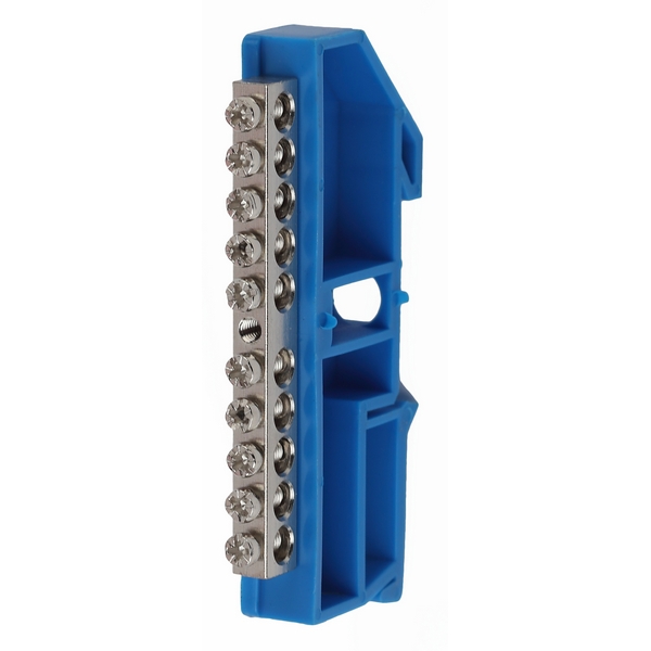 Изображение товара Нулевая шина на DIN-изоляторе никелированная 10 выводов ЭРА NO-222-59