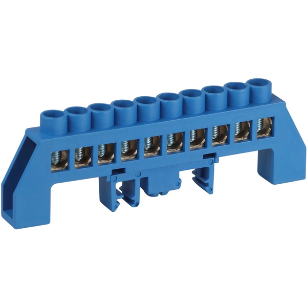 Изображение товара Шина нулевая в комбинированном изоляторе на DIN-рейку 10 выводов ЭРА NO-224-111