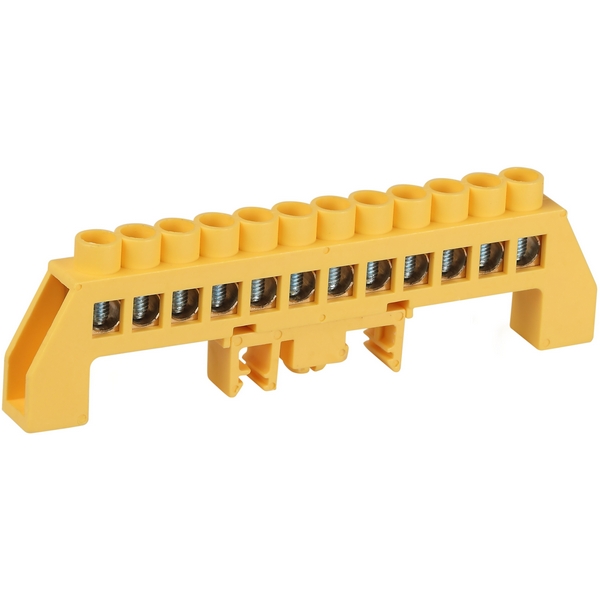 Изображение товара Шина заземления в комбинированном изоляторе на DIN-рейку 12 выводов ЭРА NO-224-118