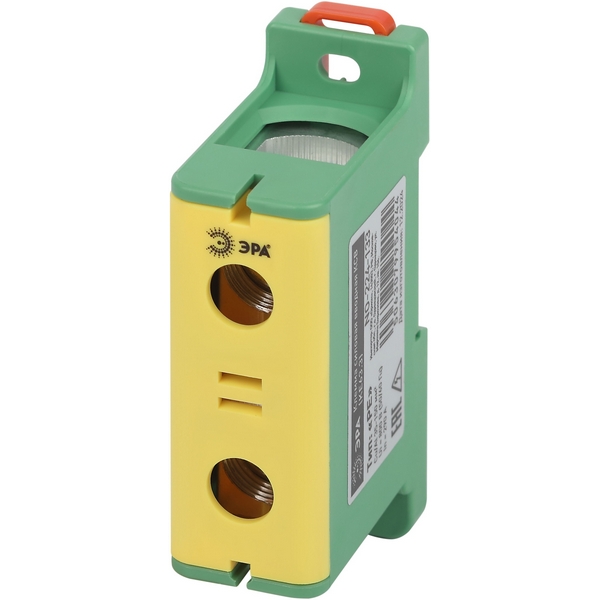 

Клемма силовая вводная 35-150 мм2 (желтый,зеленый) PE ЭРА NO-224-133, NO-224-133