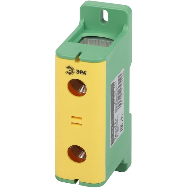 

Клемма силовая вводная 35-240 мм2 (желтый,зеленый) PE ЭРА NO-224-136, NO-224-136