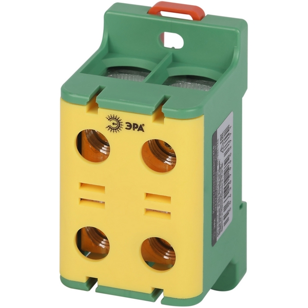 

Клемма силовая вводная двойная 16-95 мм2 (желтый,зеленый) PE ЭРА NO-224-142, NO-224-142