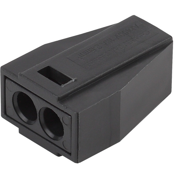 Изображение товара Клемма с пастой 2 отверстия 0,5-2,5 мм2 упаковка 100 шт. ЭРА NO-224-52